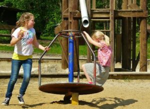 Children at a playground